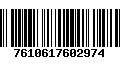 Código de Barras 7610617602974