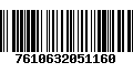 Código de Barras 7610632051160