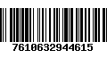 Código de Barras 7610632944615