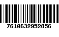 Código de Barras 7610632952856