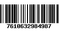 Código de Barras 7610632984987