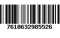 Código de Barras 7610632985526