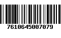 Código de Barras 7610645007079