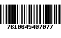 Código de Barras 7610645407077