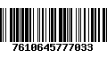 Código de Barras 7610645777033