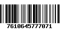 Código de Barras 7610645777071