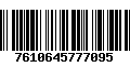 Código de Barras 7610645777095