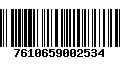 Código de Barras 7610659002534