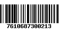 Código de Barras 7610687300213