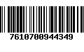 Código de Barras 7610700944349