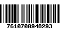 Código de Barras 7610700948293