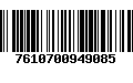 Código de Barras 7610700949085