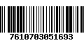 Código de Barras 7610703051693