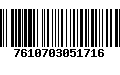 Código de Barras 7610703051716