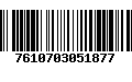 Código de Barras 7610703051877