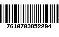 Código de Barras 7610703052294