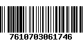 Código de Barras 7610703061746