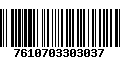 Código de Barras 7610703303037