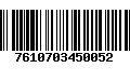 Código de Barras 7610703450052