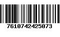 Código de Barras 7610742425073