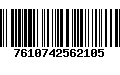 Código de Barras 7610742562105