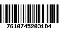 Código de Barras 7610745203104