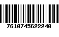 Código de Barras 7610745622240