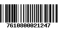 Código de Barras 7610800021247