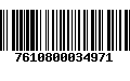 Código de Barras 7610800034971