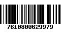 Código de Barras 7610800629979