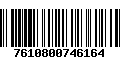 Código de Barras 7610800746164