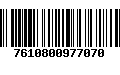 Código de Barras 7610800977070