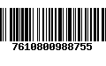 Código de Barras 7610800988755