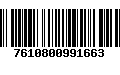 Código de Barras 7610800991663