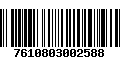 Código de Barras 7610803002588