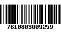 Código de Barras 7610803009259