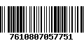 Código de Barras 7610807057751