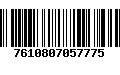 Código de Barras 7610807057775