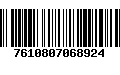 Código de Barras 7610807068924