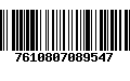 Código de Barras 7610807089547