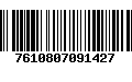 Código de Barras 7610807091427