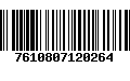 Código de Barras 7610807120264