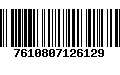 Código de Barras 7610807126129