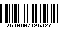 Código de Barras 7610807126327