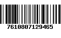 Código de Barras 7610807129465