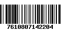 Código de Barras 7610807142204