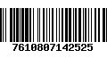 Código de Barras 7610807142525