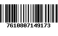 Código de Barras 7610807149173