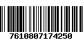 Código de Barras 7610807174250