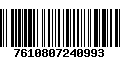 Código de Barras 7610807240993